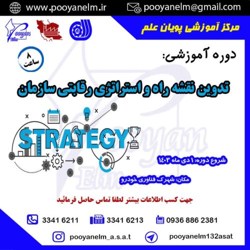 تدوین نقشه راه و استراتژی رقابتی و سازمان