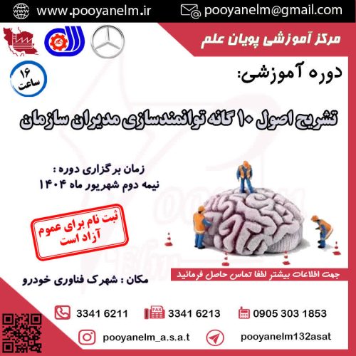 تشریح اصول 10 گانه توانمندسازی مدیران سازمان